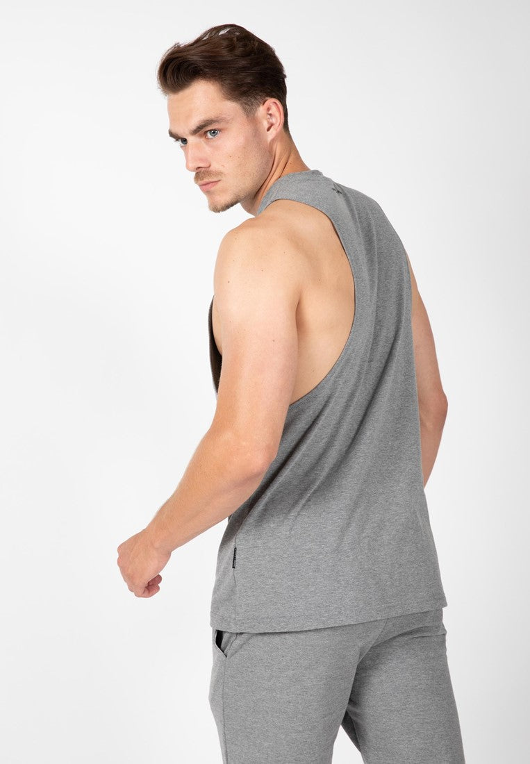 Gorilla Wear Cisco Drop Armhole Tank Top - Gris/Noir