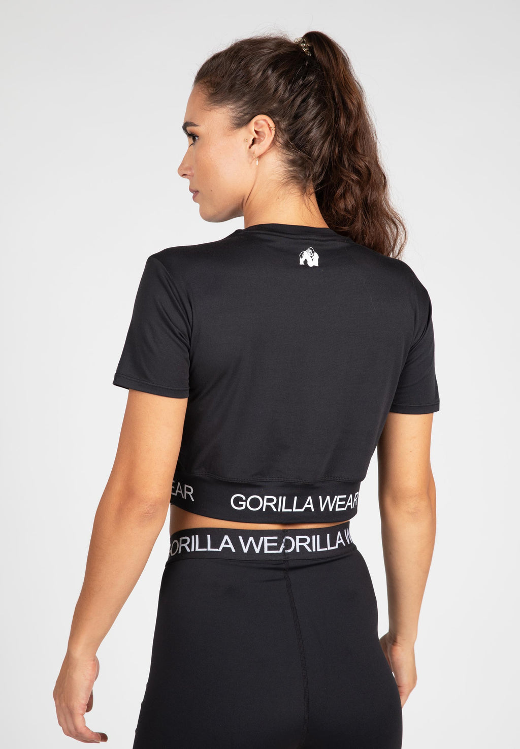 Gorilla Wear Colby Cropped T-shirt - Noir