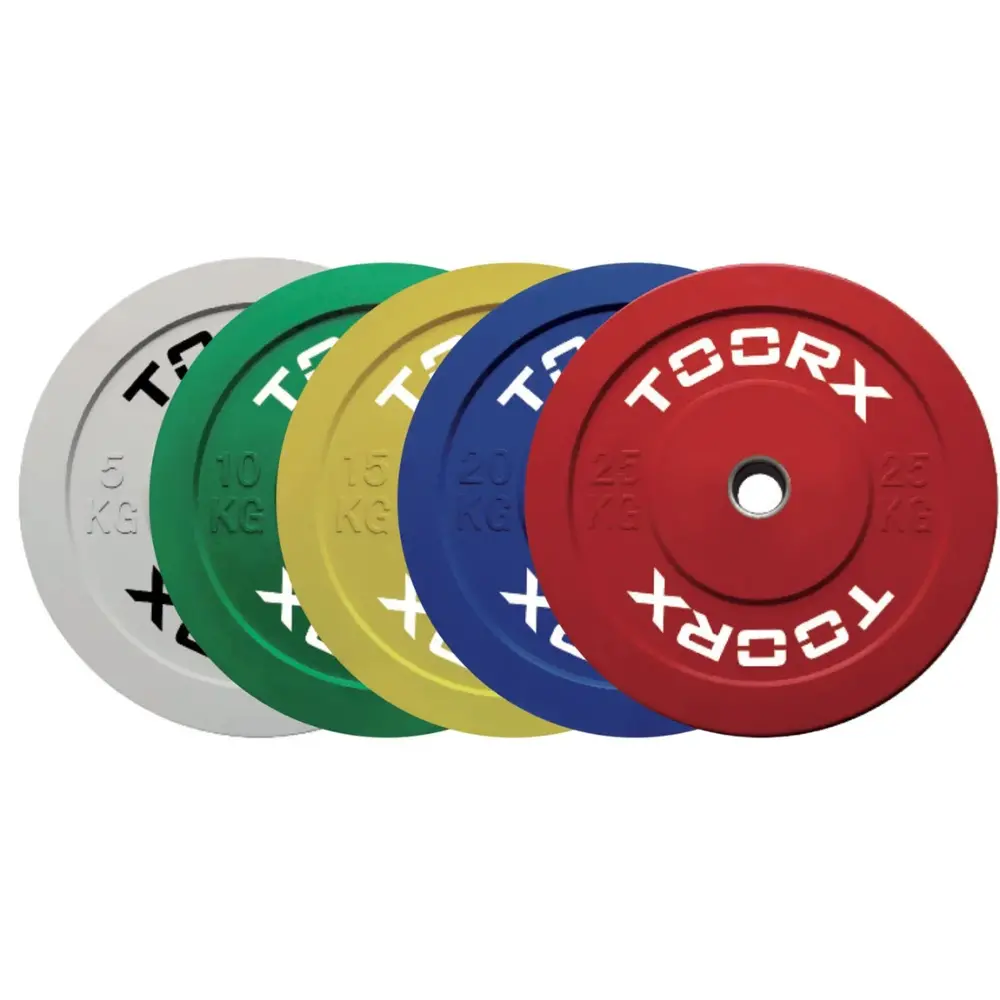 Toorx Fitness Bumper Plate - Olympische Halterschijf - 15 kg
