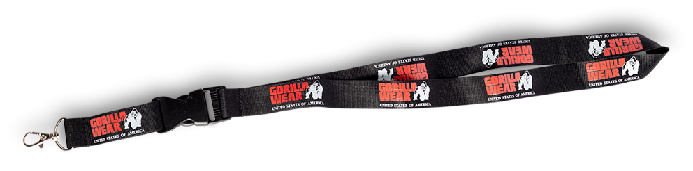 Eloy Lanyard - Noir/Rouge