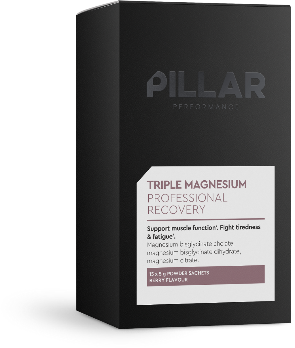 PILLAR Performance Triple Magnésium Pack de Voyage - 15 x 5 gr - Baie
