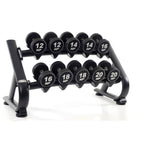 Muscle Power Rack pour 5 jeux d'haltères de luxe