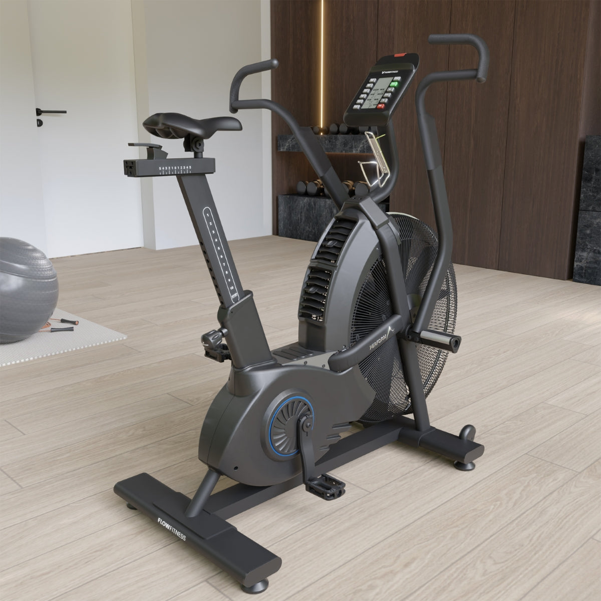Flow Fitness Perform A1i Airbike – Entraîneur HIIT puissant - Tweedekans