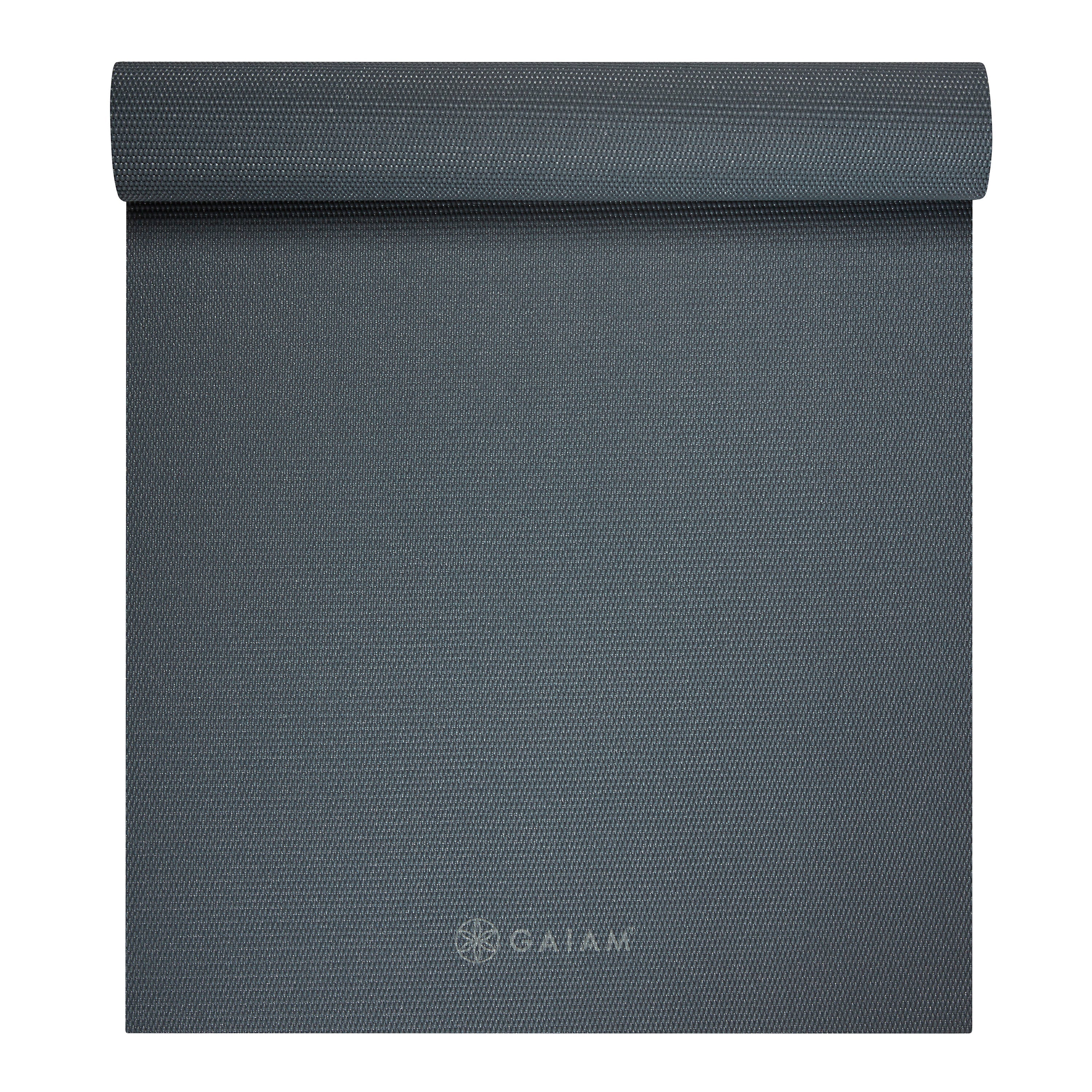 Gaiam Yoga Mat - Folkstone Grey - 4 mm