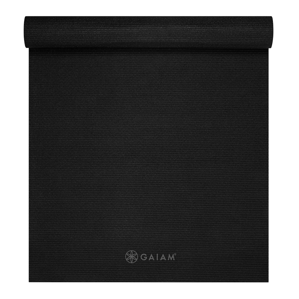 Gaiam Tapis de Yoga - Noir - 4 mm