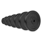 VirtuFit Gietijzeren Halterschijf - Halter gewicht - 30 mm - 0.5 kg - Zwart