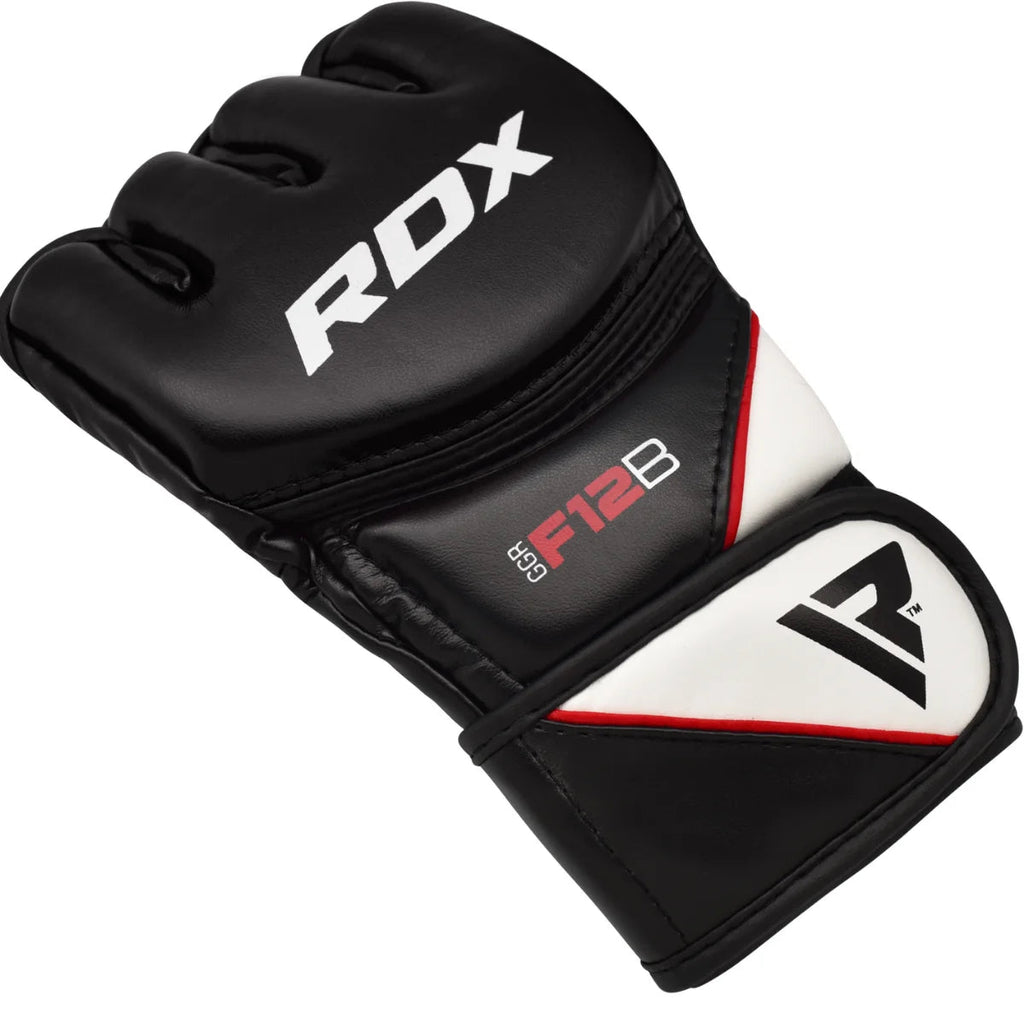 RDX Sports GGRF-12 Gants de Grappling - Gants MMA - Noir
