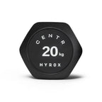 Centr x HYROX Haltère Hexagonale en Uréthane - 20 kg