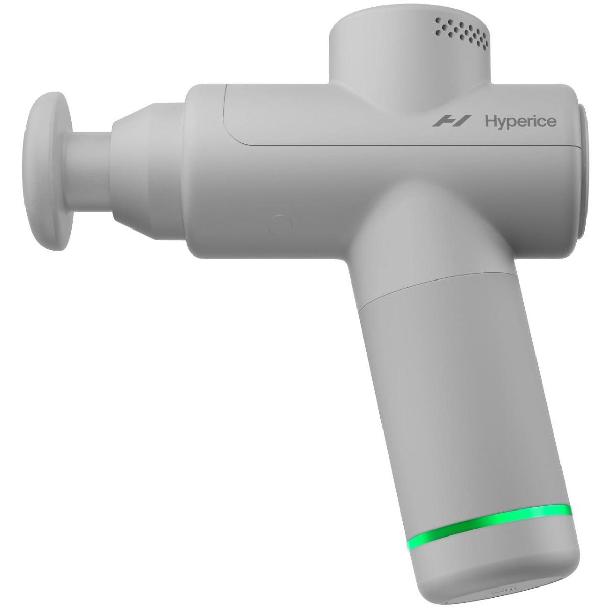 Hyperice Hypervolt GO 2 Pistolet de Massage - 2 Accessoires - Gris Arctique