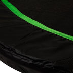VirtuFit Bande de sécurité pour trampolines - Noir/Vert - 15 mm - 183 cm - Tweedekans