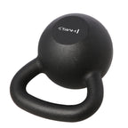 HMS Kettlebell - Caoutchouc - 24 kg - Noir