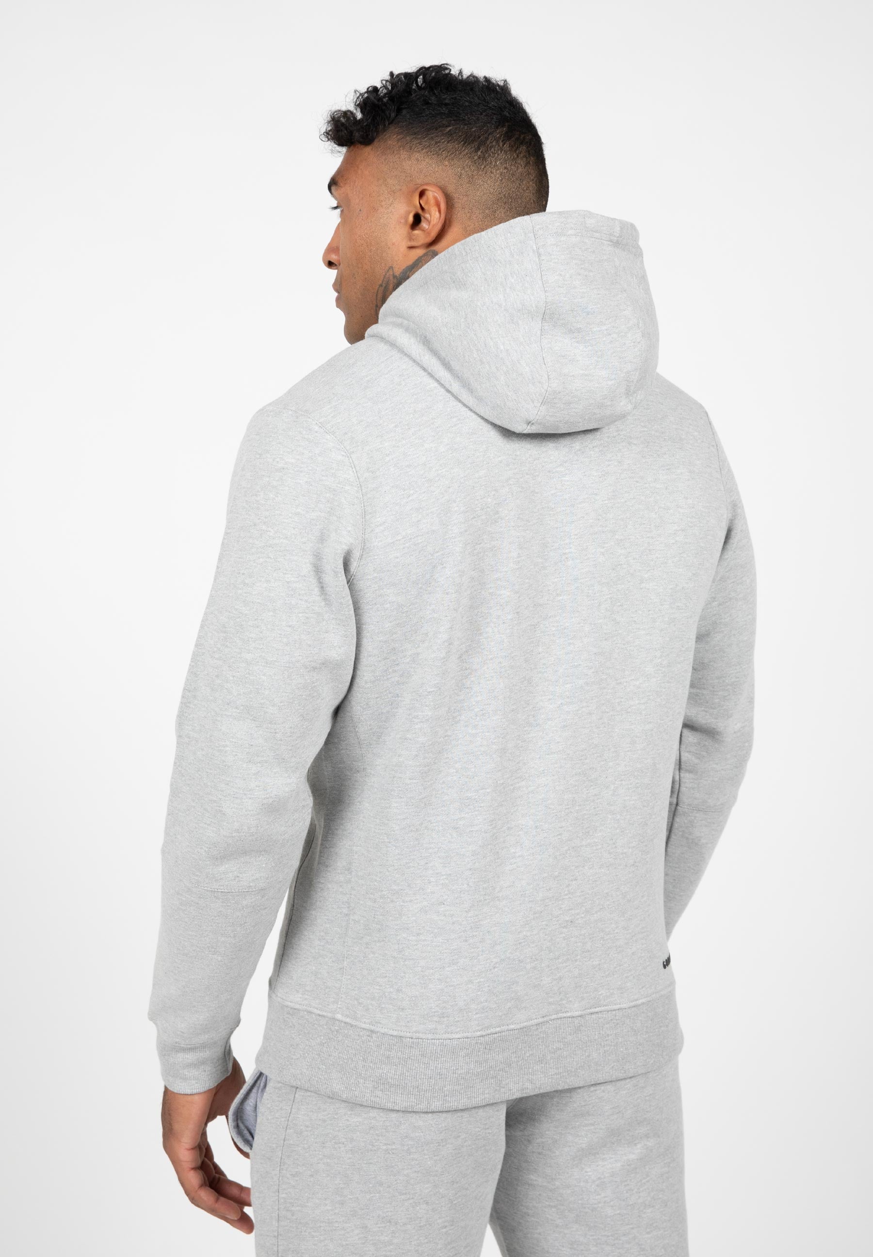 Gorilla Wear Leon Sweat &agrave; capuche zipp&eacute; - Gris