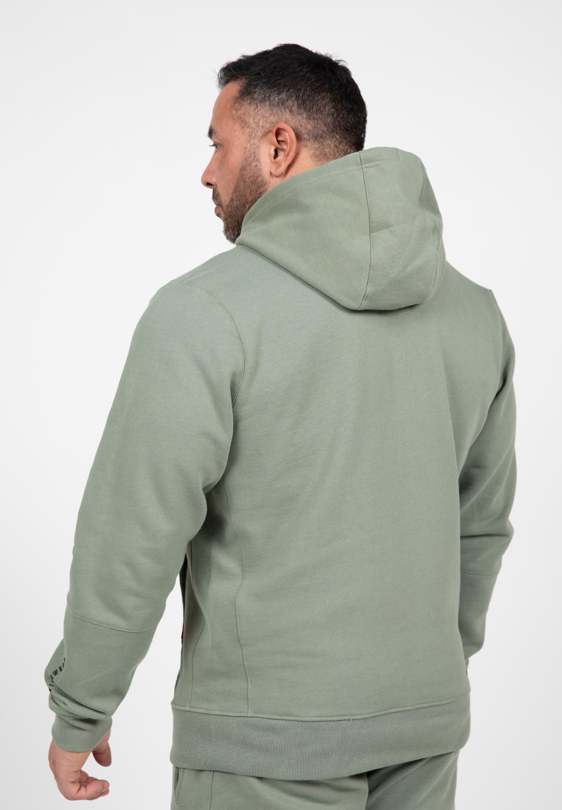 Gorilla Wear Leon Sweat &agrave; capuche zipp&eacute; - Vert