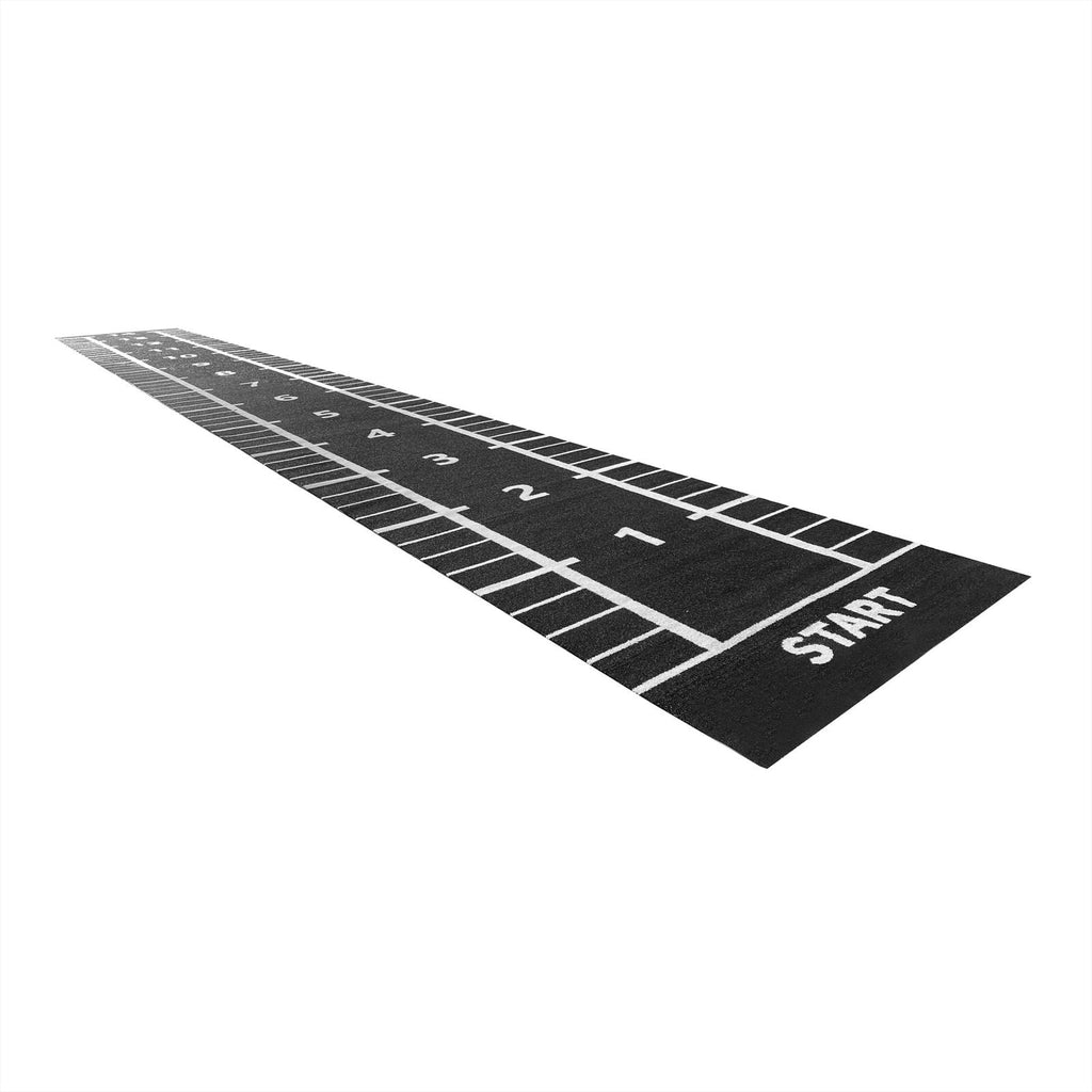Lifemaxx Sprinttrack - Kunstgras - 2 x 15 m - Zwart