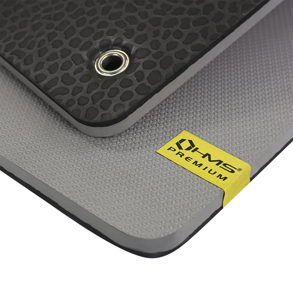 HMS Tapis de Fitness - Gris/Noir - 20 mm