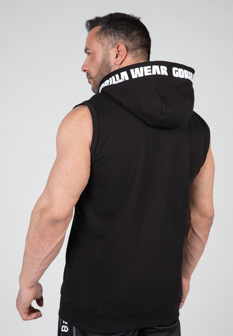 Gorilla Wear Sweat à capuche zippé Milwaukee S/L - Noir