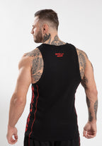 Gorilla Wear Monterey Tank Top - Noir/Rouge