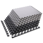 HMS Tapis Puzzle - Set de 9 - 12 mm - Gris clair