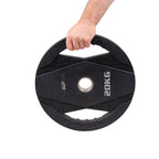 Muscle Power Olympische Halterschijf met Handgrepen - Rubber - 20 kg