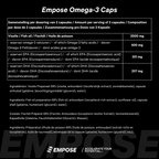 Empose Nutrition Omega-3 / Fish Oil Caps - Acides gras essentiels - 120 Caps