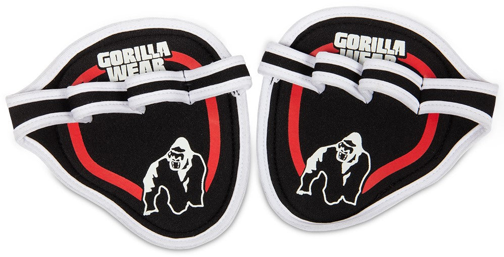 Gorilla Wear Palm Grip Pads - Noir/Rouge