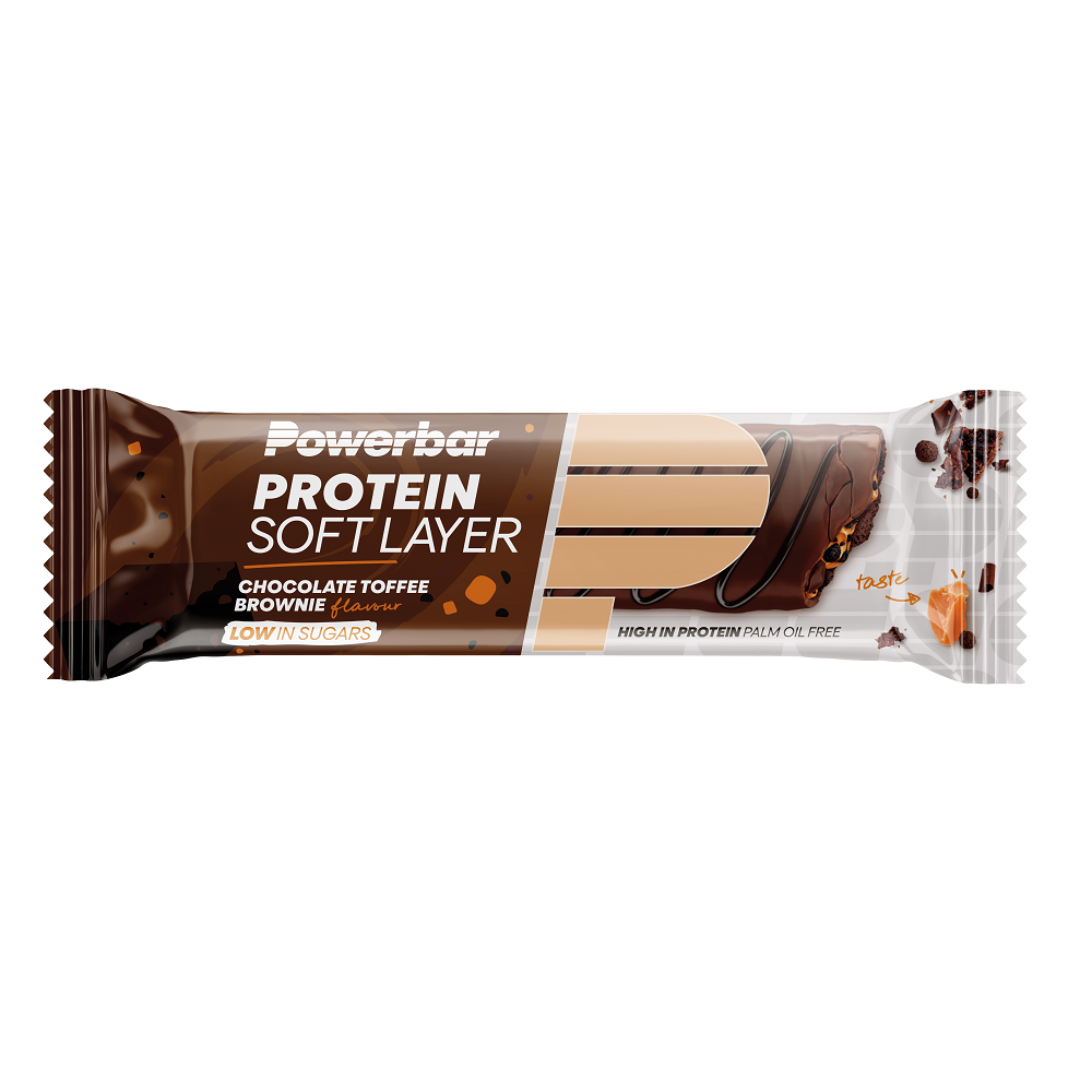 Powerbar Protein Bar Soft Layer - 12 x 40 gr - Chocolade Toffee Brownie