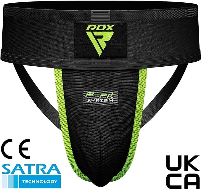 RDX Sports H1+ protège-aine avec Gel Cup - Noir