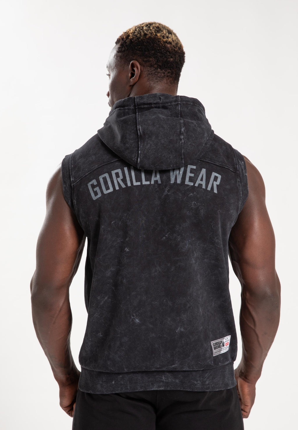 Gorilla Wear Silverdale Mouwloze Hoodie - Zwart