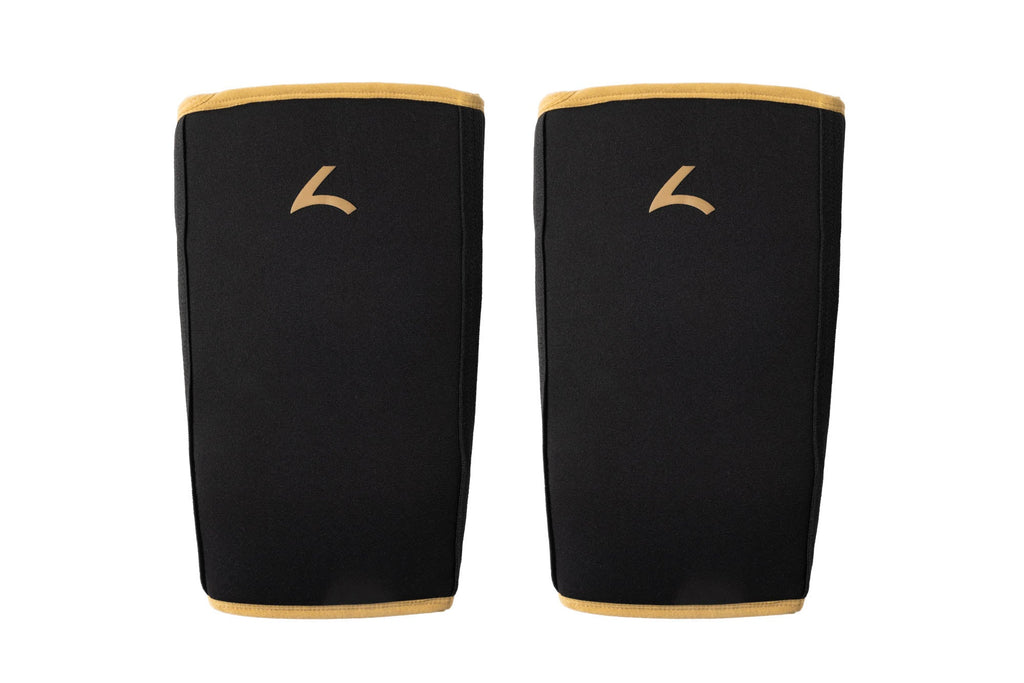Reeva Powerlifting Bandages pour Genoux - 7 mm - Doré