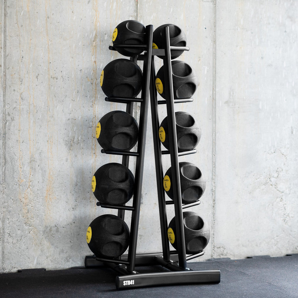 HMS Rack de Rangement pour Ballons Médicinaux et Sacs de Musculation