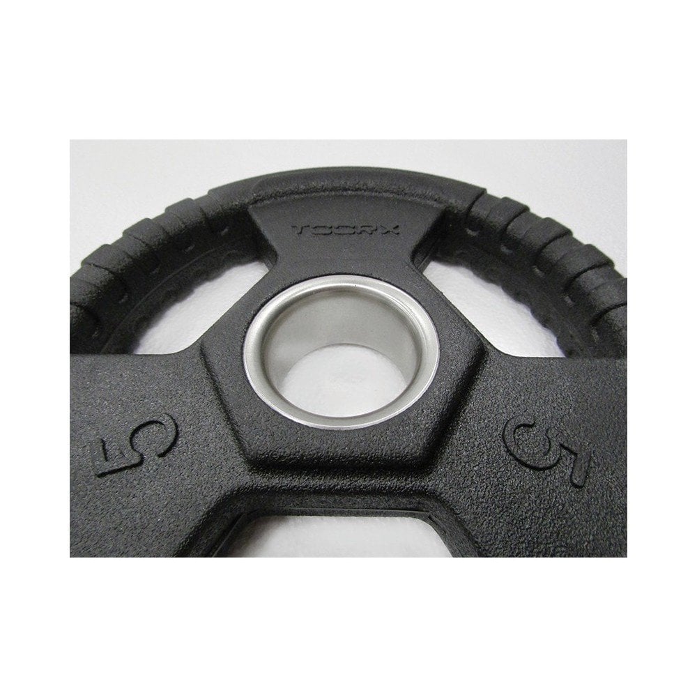 Toorx Fitness Rubber Olympische Halterschijf 50 mm - 20 kg - Per stuk
