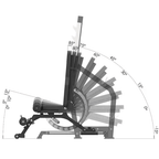 Toorx Professionnel Banc Olympique d'Haltères WBX-3900 - Ajustable