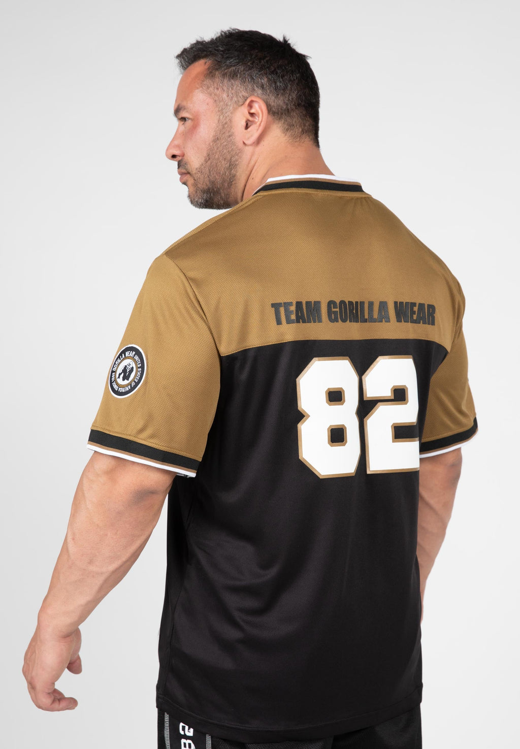 Gorilla Wear Trenton Football Jersey - Noir/Or
