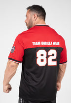 Gorilla Wear Trenton Football Jersey - Noir/Rouge