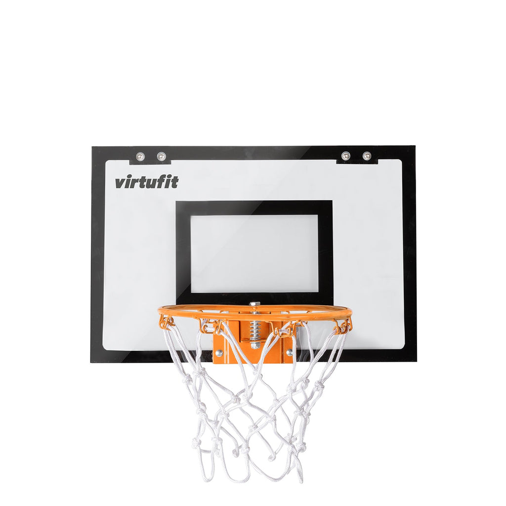 VirtuFit Pro Mini Basketbalbord met 2 Ballen en Pomp - Zwart - Tweedekans - Aanzicht