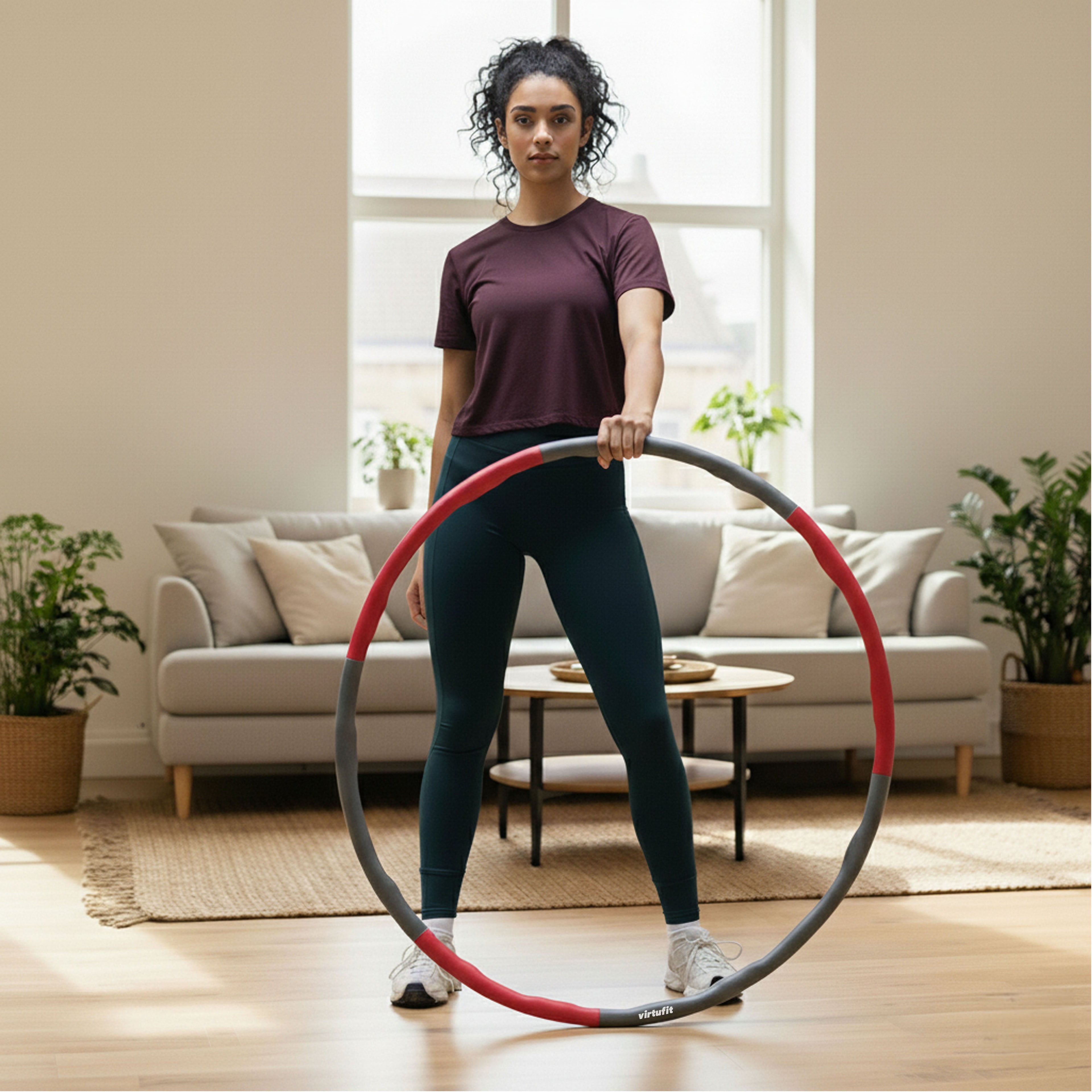 VirtuFit Fitness Hula Hoop - Cerceau - 100 cm - 1,5 kg - Tweedekans