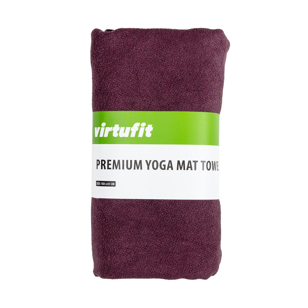 Serviette pour tapis de yoga VirtuFit Premium - 183 x 61 cm - Mulberry - Tweedekans