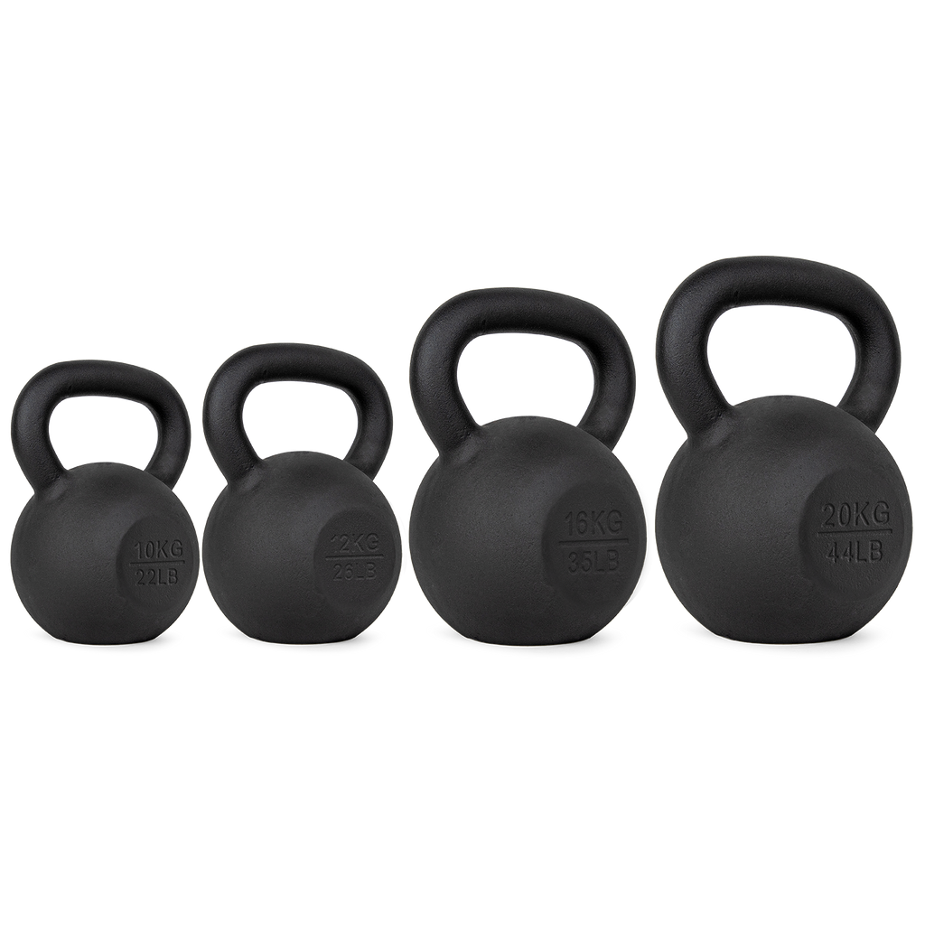 VirtuFit Kettlebell Set Cast iron 10-12-16-20 kg