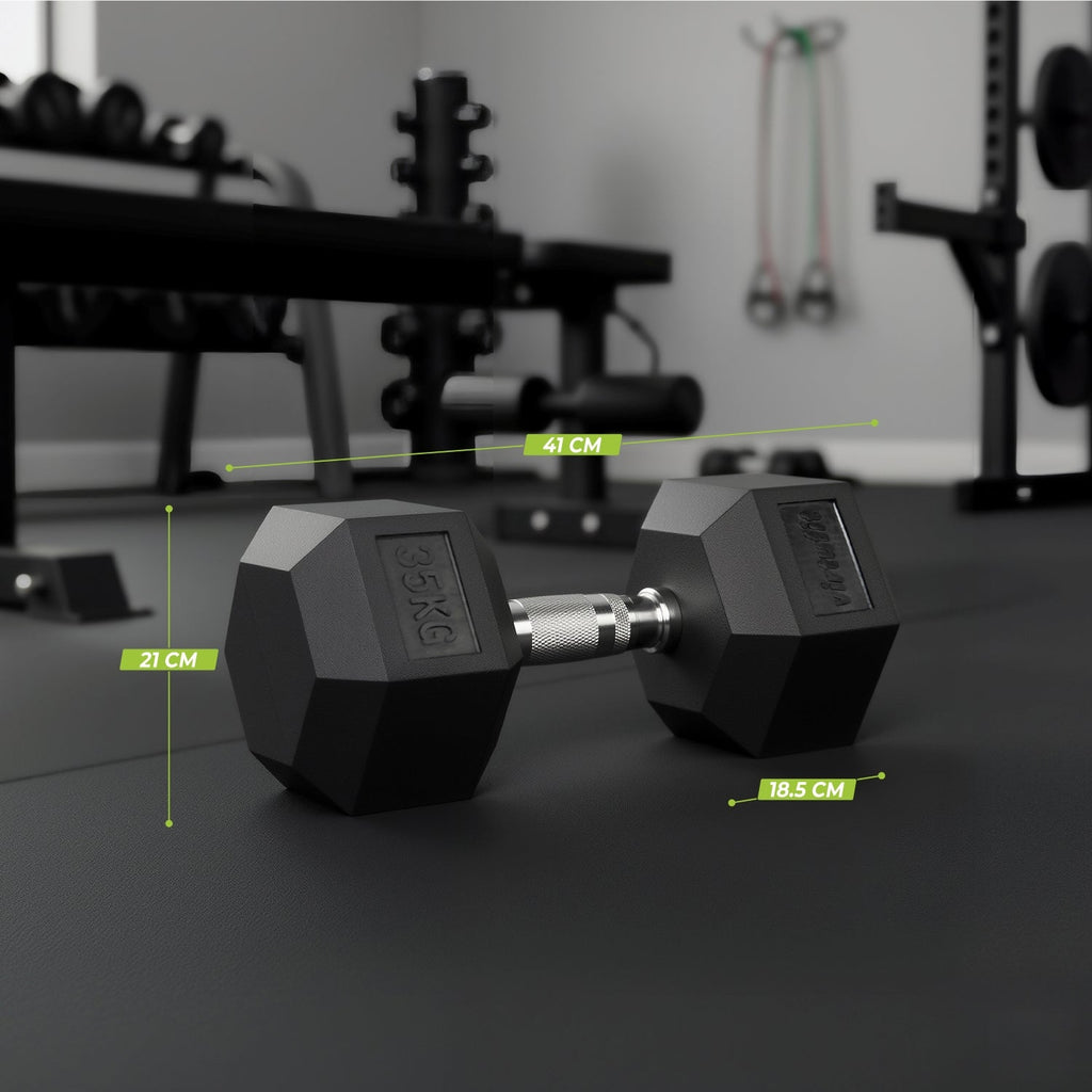 VirtuFit Hexa Dumbbell Pro Set - 2 x 35 kg