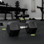 VirtuFit Hexa Dumbbell Pro - 37,5 kg - Per Stuk - Tweedekans