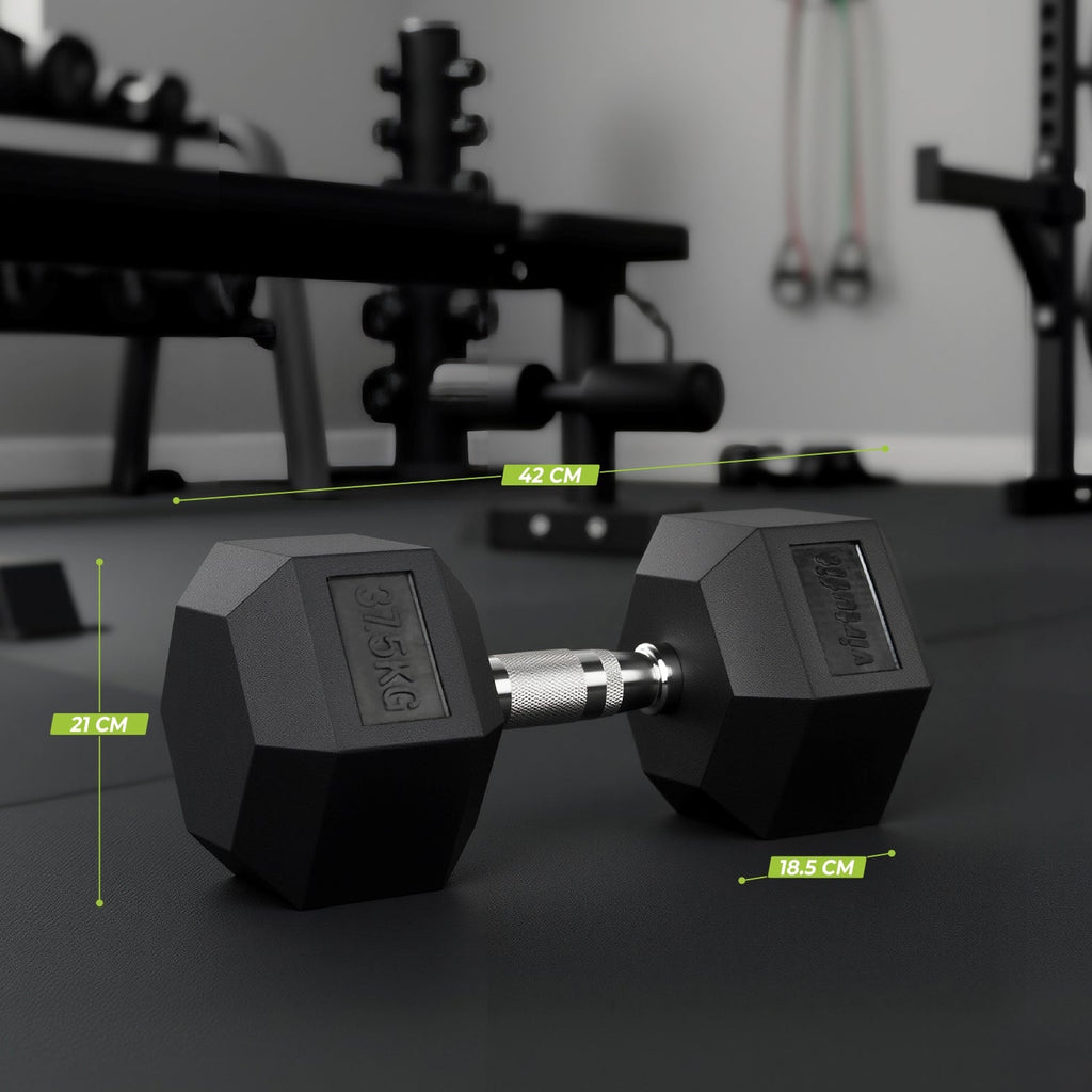 VirtuFit Hexa Dumbbell Pro - 37,5 kg - Per Stuk