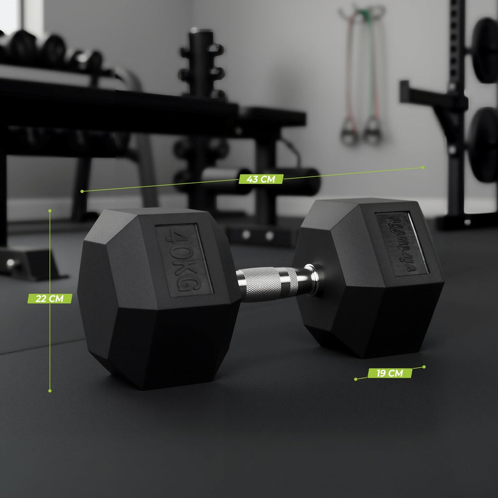 VirtuFit Hexa Dumbbell Set - 2 x 40 kg