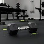VirtuFit Hexa Dumbbell Pro - 6 kg - Per Stuk