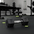 VirtuFit Hexa Dumbbell Pro Set - 2 x 8 kg