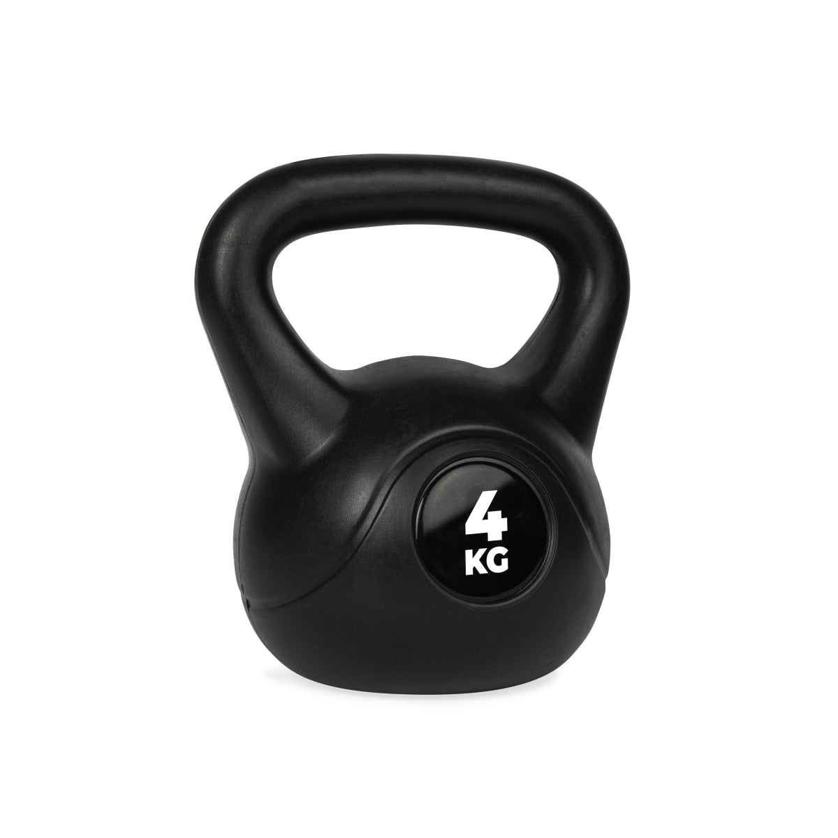 VirtuFit PVC Kettlebell - 4 kg - Noir - Tweedekans