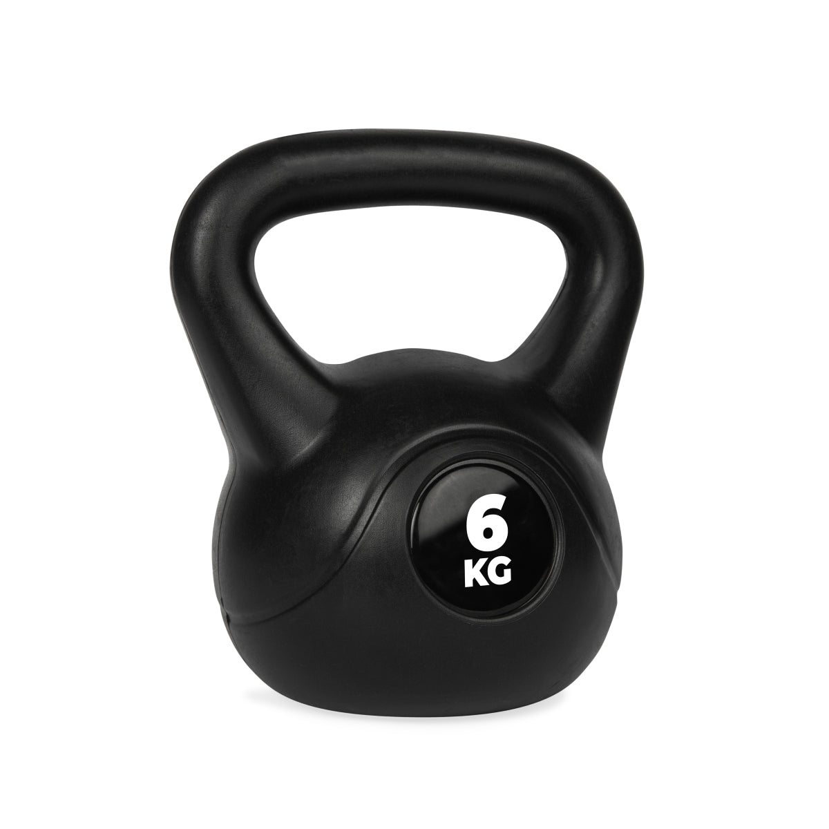VirtuFit PVC Kettlebell - 6 kg - Noir - Tweedekans