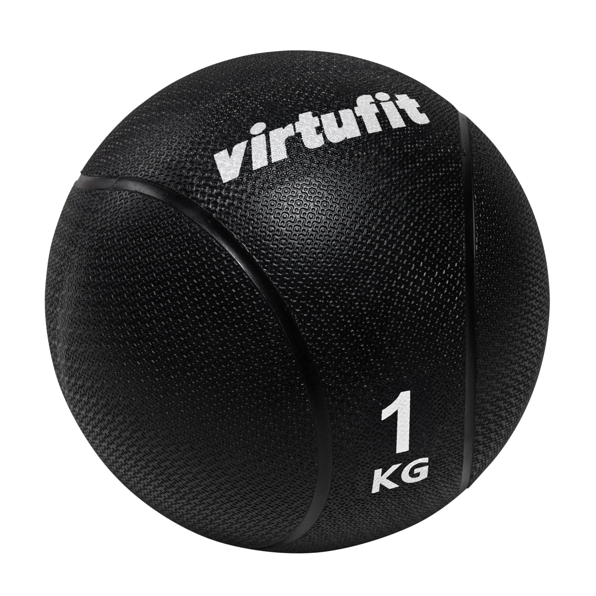 VirtuFit Medicine Ball Pro - Medicine Ball - 1 kg - Caoutchouc - Noir - Tweedekans