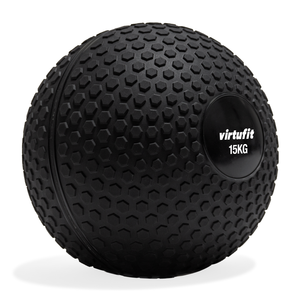 VirtuFit Slam Ball - Ballon de fitness - 15 kg - Noir - Tweedekans