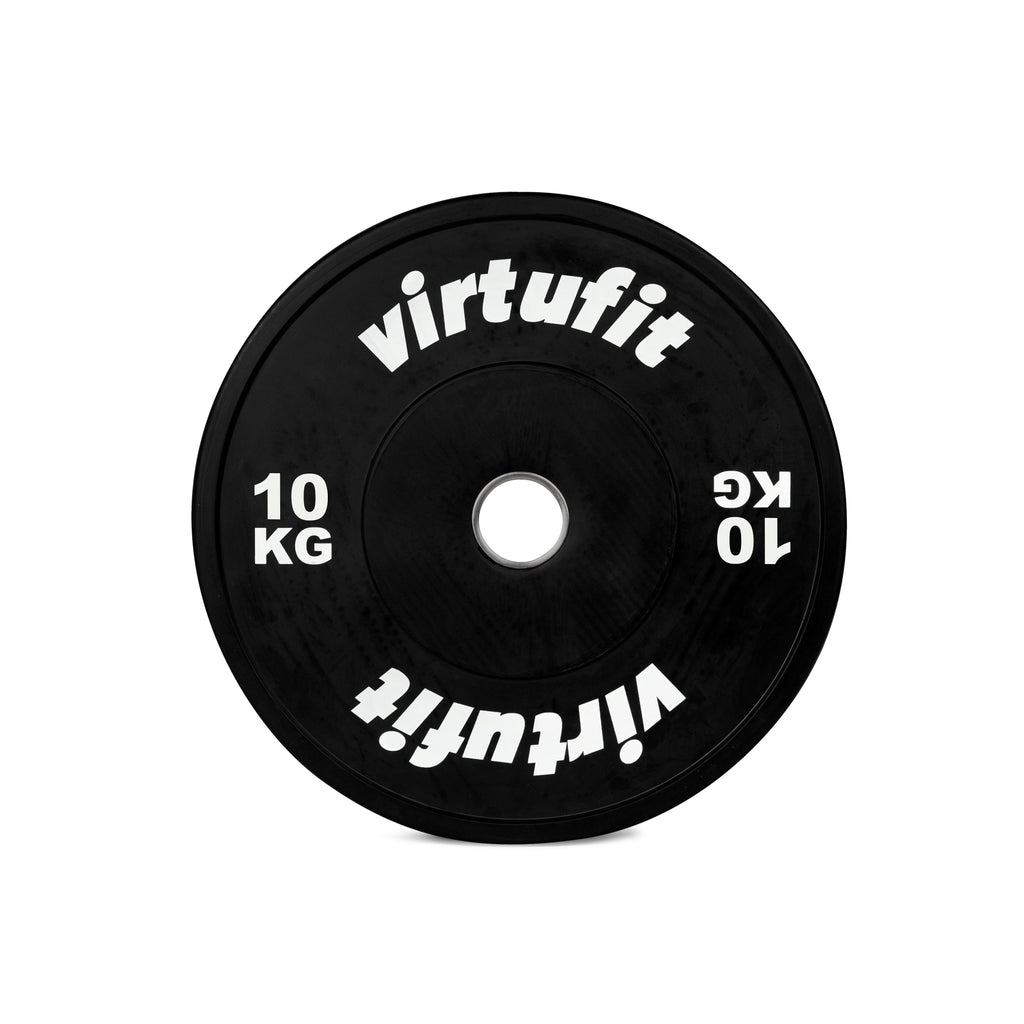VirtuFit Bumper Plate - Disque d'haltère olympique en caoutchouc - 50 mm - 10 kg