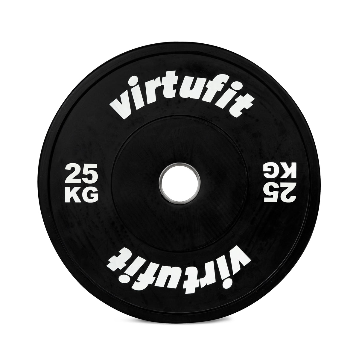 VirtuFit Bumper Plate - Disque d'haltère olympique en caoutchouc - 50 mm - 25 kg - Tweedekans